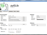 pyELib GUI: Configuration