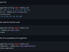 Pygorithm Screenshot 1