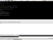 Top half is the command terminal running PyNuker, bottom half is a Wireshark window from the server receiving traffic from PyNuker, with the custom message highlighted in the packet contents.