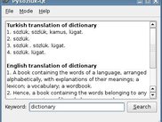 pysozluk-qt 0.1 in English