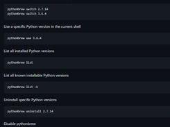 pythonbrew Screenshot 1
