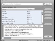 Python Package Manager under Ubuntu with Theme