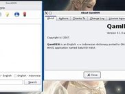 Main window and the about box in v0.1.0-prealpha