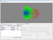 A Yagi-Uda antenna and it's radiation pattern