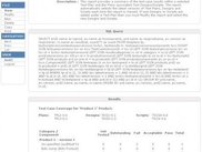 Instant reports showing your test progress