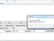 SQLite speed test