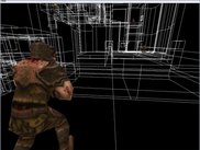 E1M1 in wireframe mode