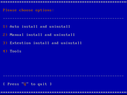Qlnmp 2.0 main menu option