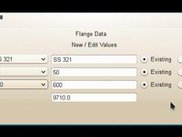 Flange data editor