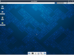 Showing running Fedora