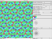 QuasiTiler version 0.2 with default Penrose tiling.