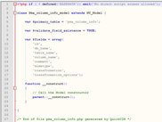 QuickCIM 2 - CodeIgniter Model generated example