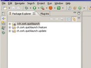 Run/Debug Toolbar with two Quick Launch Configurations