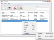Main screen of QuickRDP
