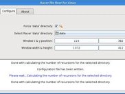 The configuration tab...configure the program here.