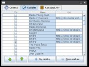 The configuration window