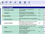Site Manager, Package management for one click install