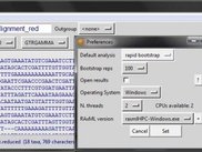 Preferences panel