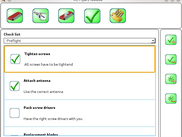 Check list screen