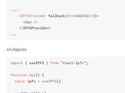 react-ipfs Screenshot 1