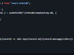 react-orbitdb Screenshot 1