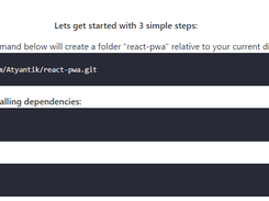 React PWA Screenshot 1