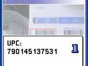 Another barcode screen capture from the emulator.