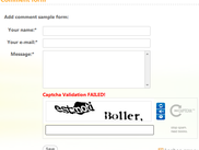 Demo ReCaptcha on Adding content form