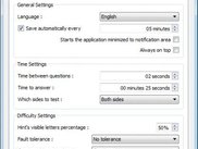Main page of the Preferences in RectoVerso