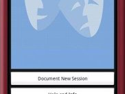 New sessions can be created from the main activity.