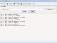 RemoteWAP v0.5 Log Viewer Screen