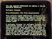 Preview of wikipedia in a fuze using tiny font for rendering