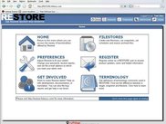 RESTORE User Home Page
