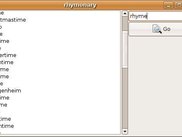 rhymonary-0.3 in action