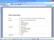 Word Export - Simple to integrate in specifcation documents