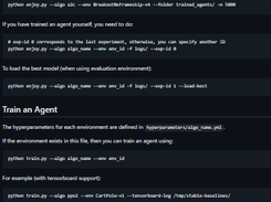 RL Baselines Zoo Screenshot 1
