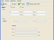 Ro3n 4.1 - Linear equations - matrix 2x2 (WinXP, Slovak)