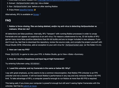Roblox FPS Unlocker Open Edition Screenshot 2