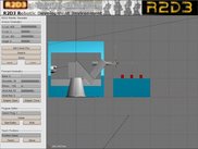 R2D3 Inverse kine demonstration - elbow down