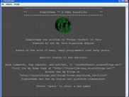 The SimpleGame welcome screen.