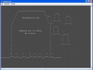 The SimpleGame grave scene while playing in Spanish.