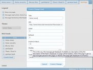 Change/Add a new Feed on the Settings-Tab with Toolitps