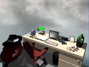 Lighting and no textures.