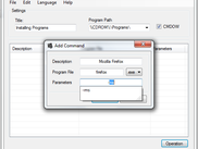 Add parameters with autocomplete mode