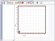 Main programming window - robot world and editor