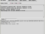 S4PM Job Monitor showing a running job