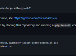 SageMaker Scikit-Learn Extension Screenshot 1