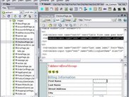 Dreamweaver plug-in and code gen for views (user interface)