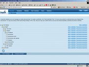 Site structure management interface