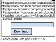 List of download locations &amp; Download-button